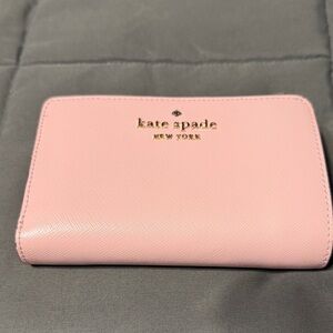 Kate Spade large continental wallet. Pink. NWT